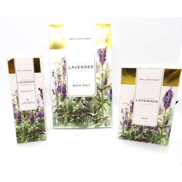 Spa Luxetique Other - Spa Luxetique Lavender Bath Salt, Soap, Sha Butter New